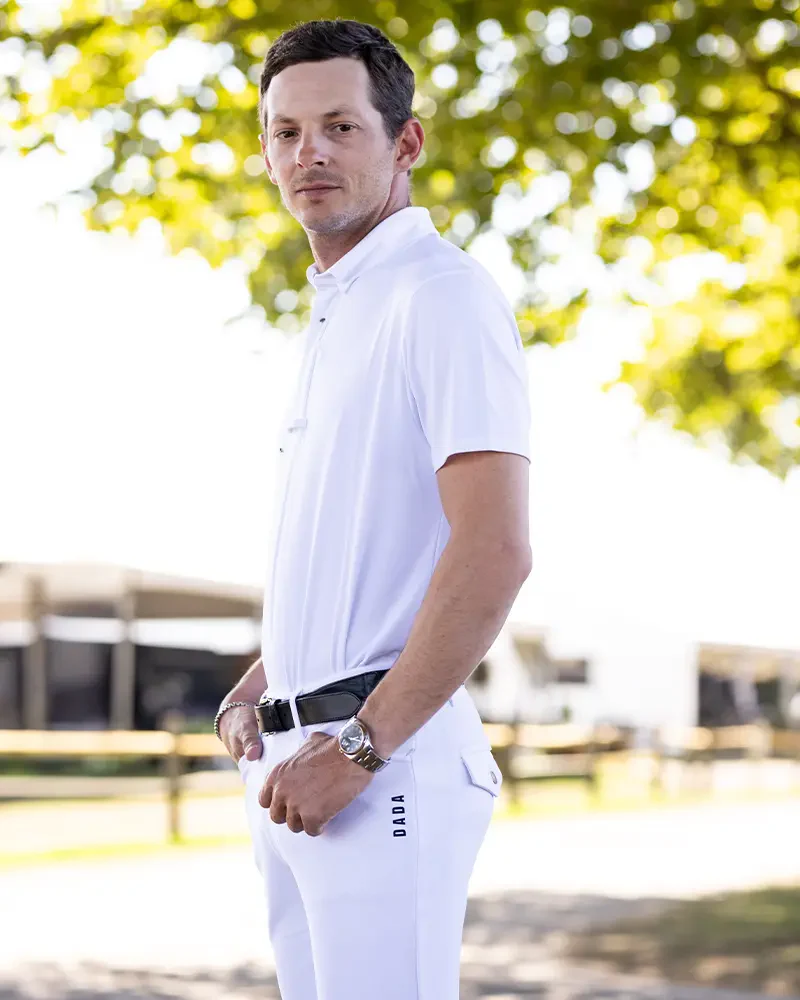 Blue - Polo de concours manches courtes d'équitation - Image 14