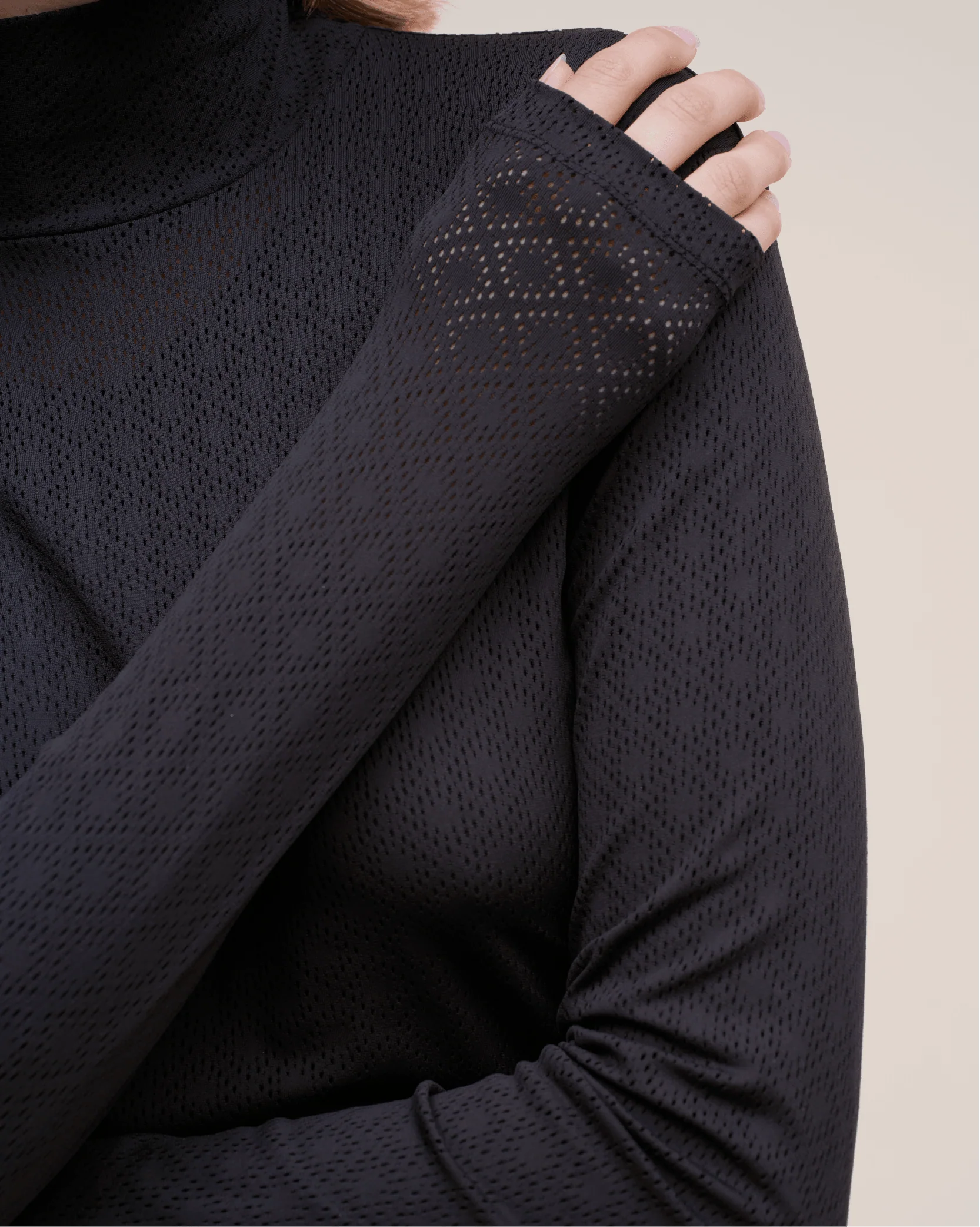 Calder - T-Shirt technique perforé d'équitation col montant - Image 21