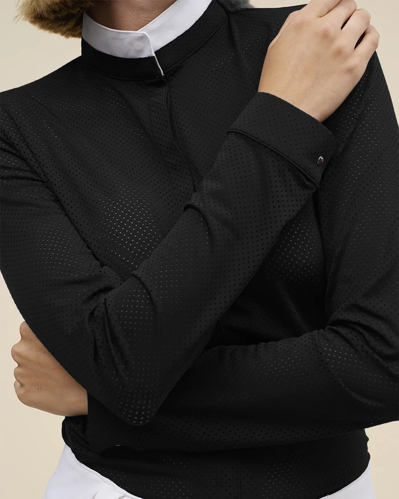 Helios ML - Polo de concours d'équitation manches longues - Image 42