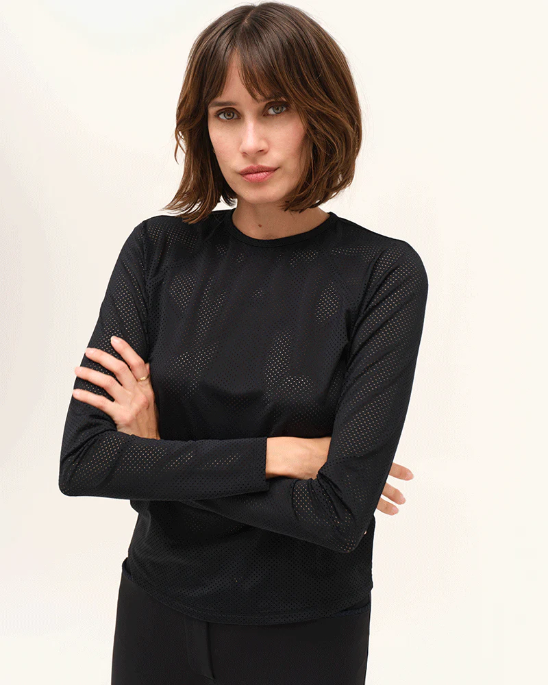 Jazz - T-shirt technique d'équitation manches longues microperforé - Image 18