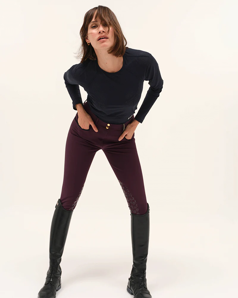 Jazz - T-shirt technique d'équitation manches longues microperforé - Image 22