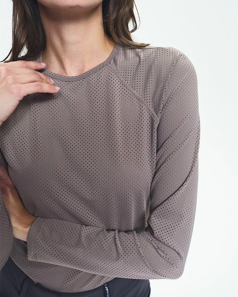 Jazz - T-shirt technique d'équitation manches longues microperforé - Image 38