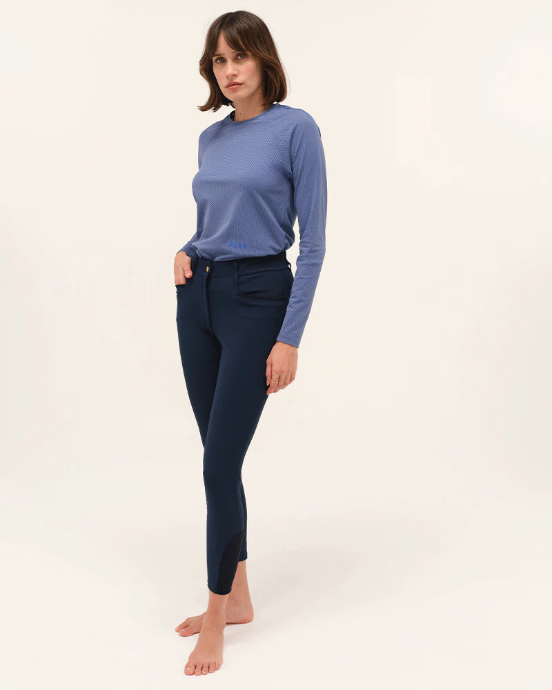 Jazz - T-shirt technique d'équitation manches longues microperforé - Image 4