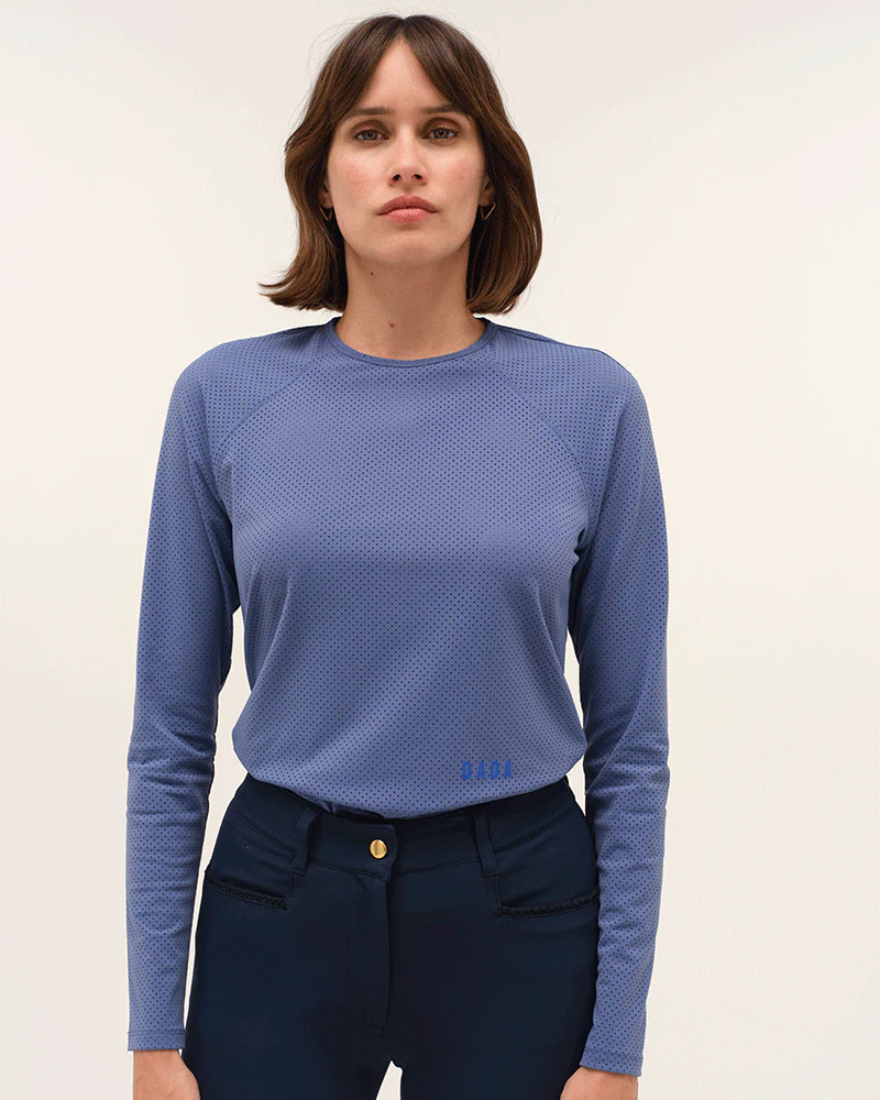 Jazz - T-shirt technique d'équitation manches longues microperforé - Image 5