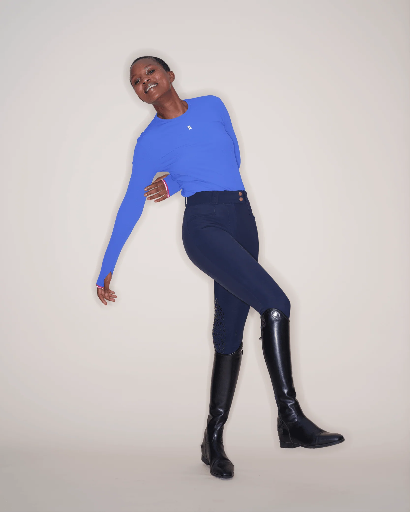 Kira - T-shirt technique manches longues d'équitation - Image 33