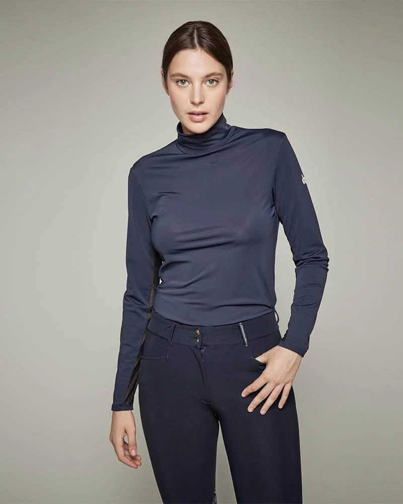 Visconti - T-shirt technique d'équitation col montant - Image 16