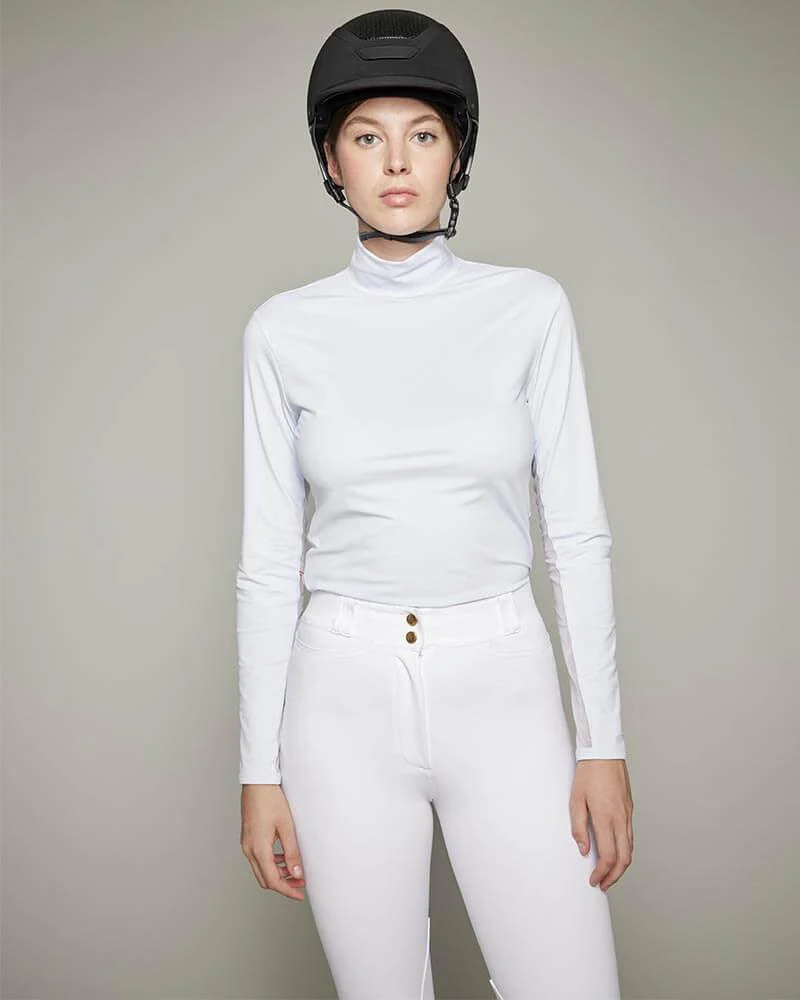 Visconti - T-shirt technique d'équitation col montant - Image 24