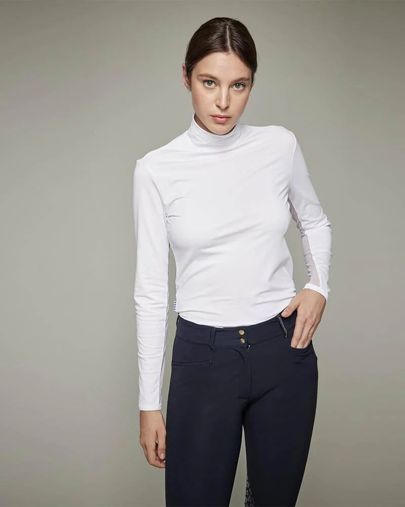 Visconti - T-shirt technique d'équitation col montant - Image 8