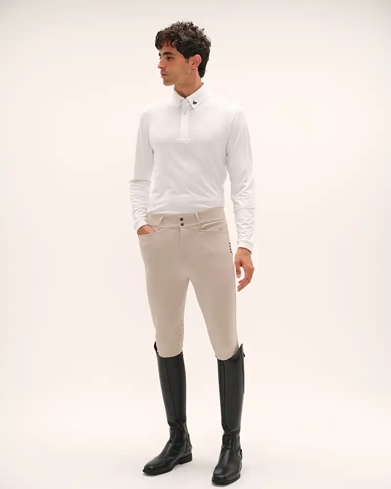 Vitali - Polo de concours d'équitation manches longues - Image 3