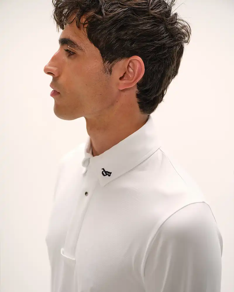 Vitali - Polo de concours d'équitation manches longues - Image 4