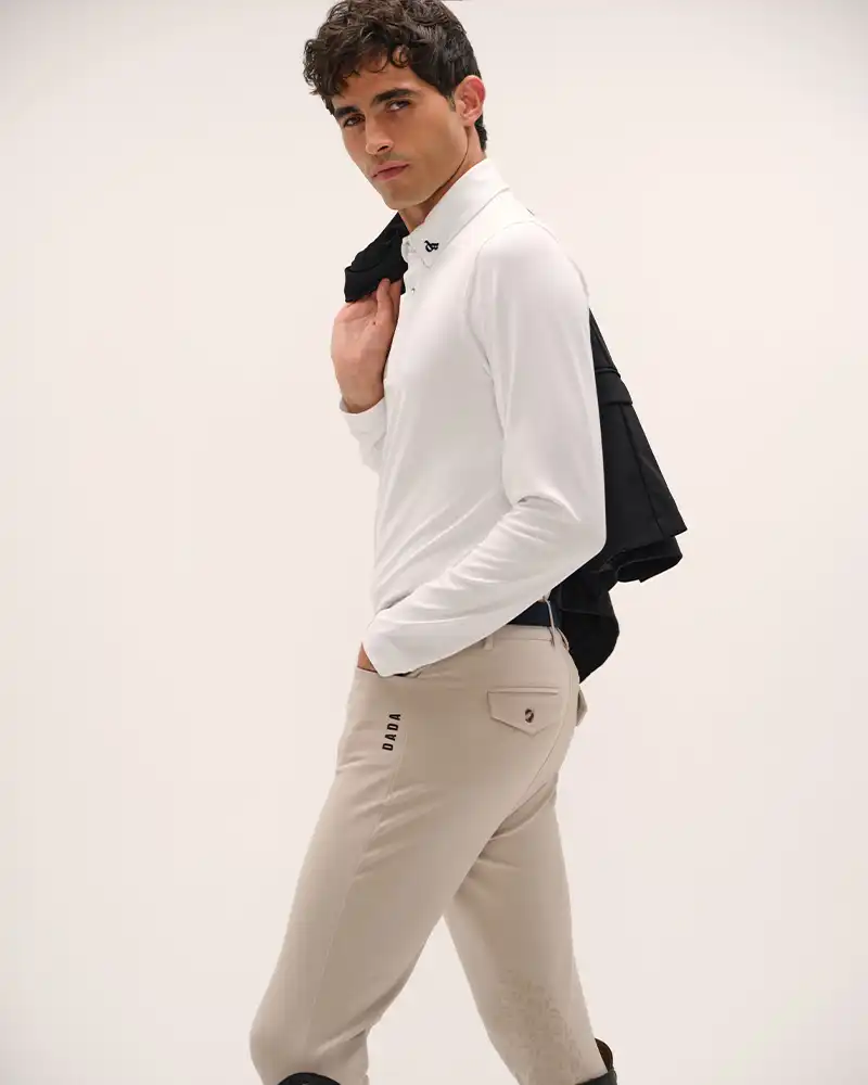 Vitali - Polo de concours d'équitation manches longues - Image 6