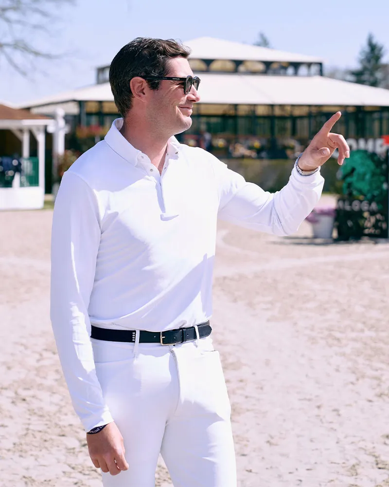 Vitali - Polo de concours d'équitation manches longues - Image 7